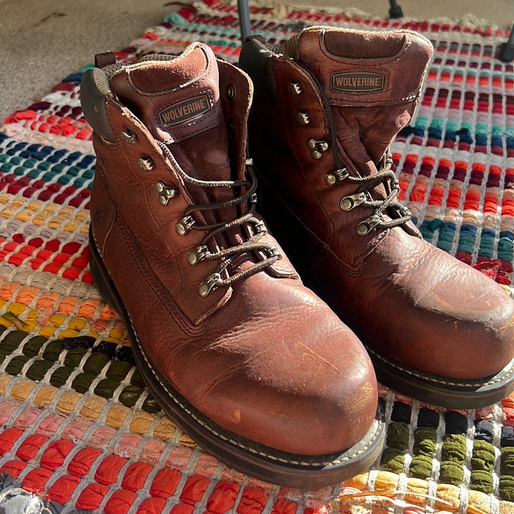 Men’s Wolverine Steel Toe Boots - New!